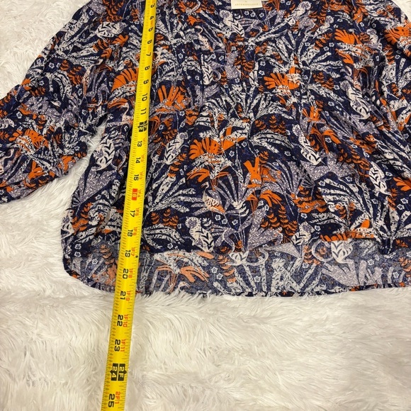 Maeve By Anthropologie Cathy Blouse Jungle Animals size small - Picture 5 of 13